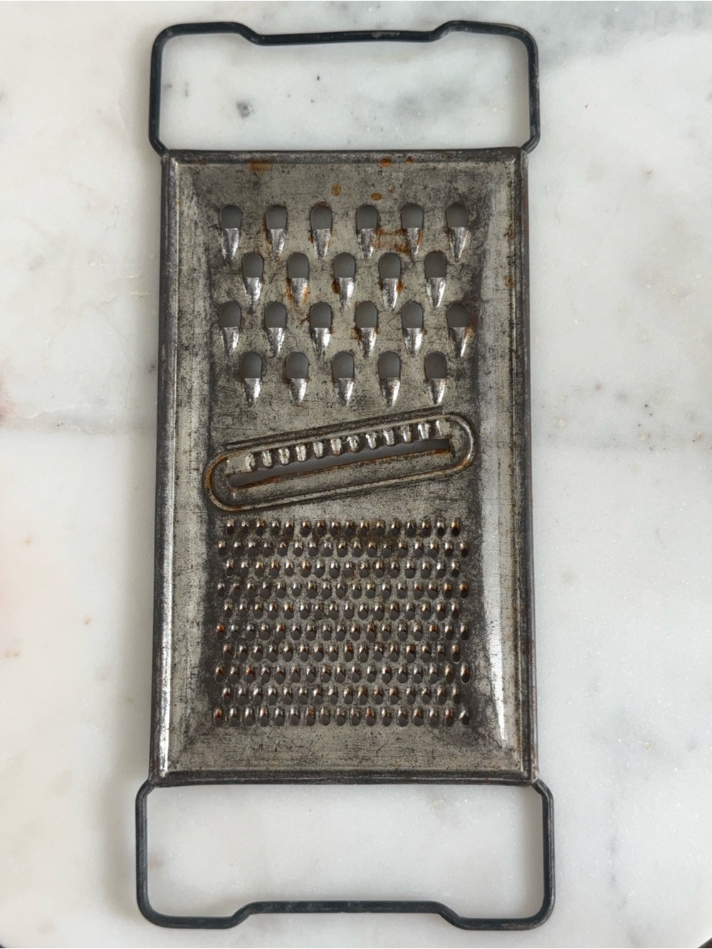 VINTAGE Metal Hand Grater Rustic Farmhouse Kitchen Decor